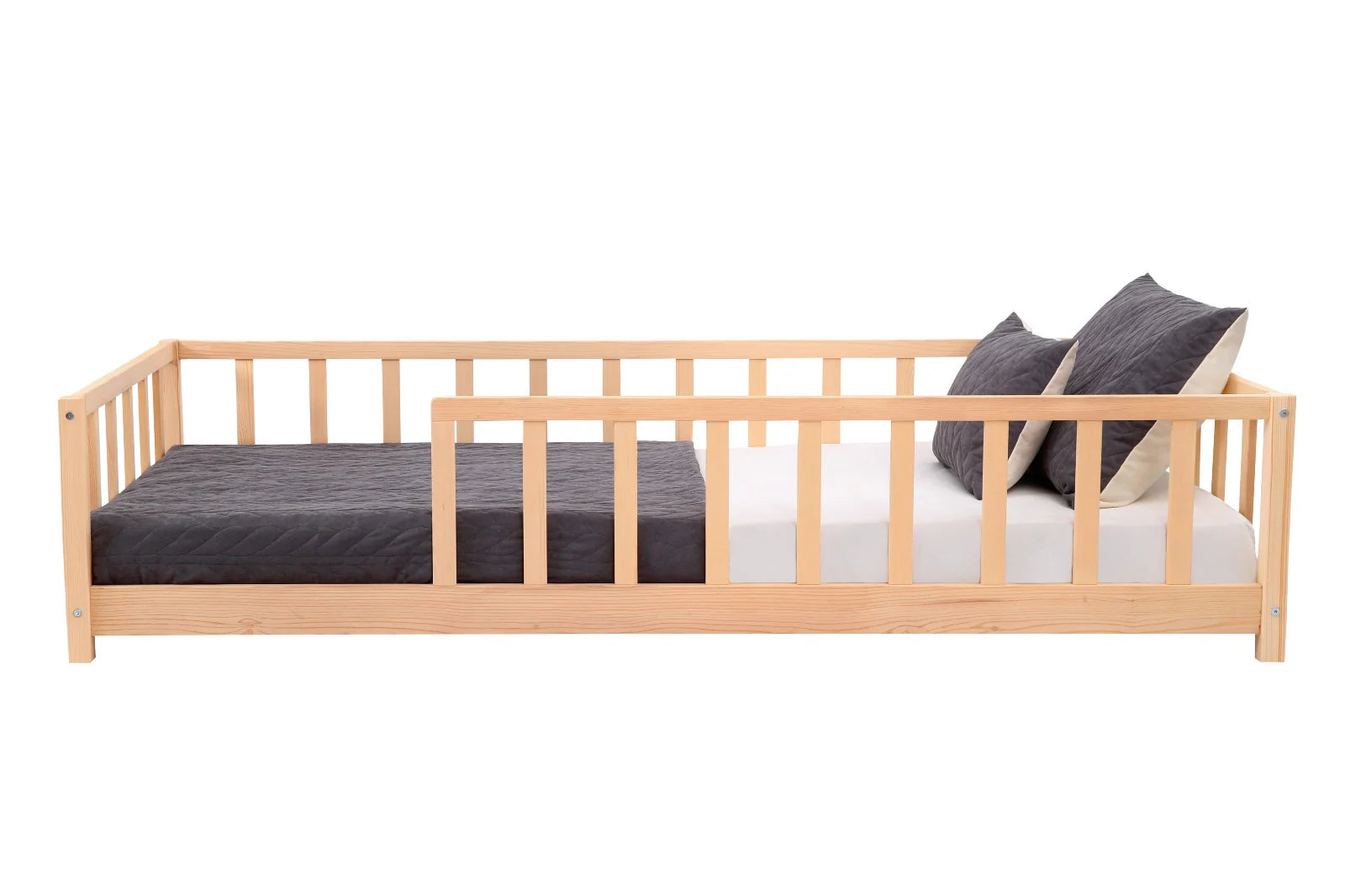 kukka wood floor bed 90x200