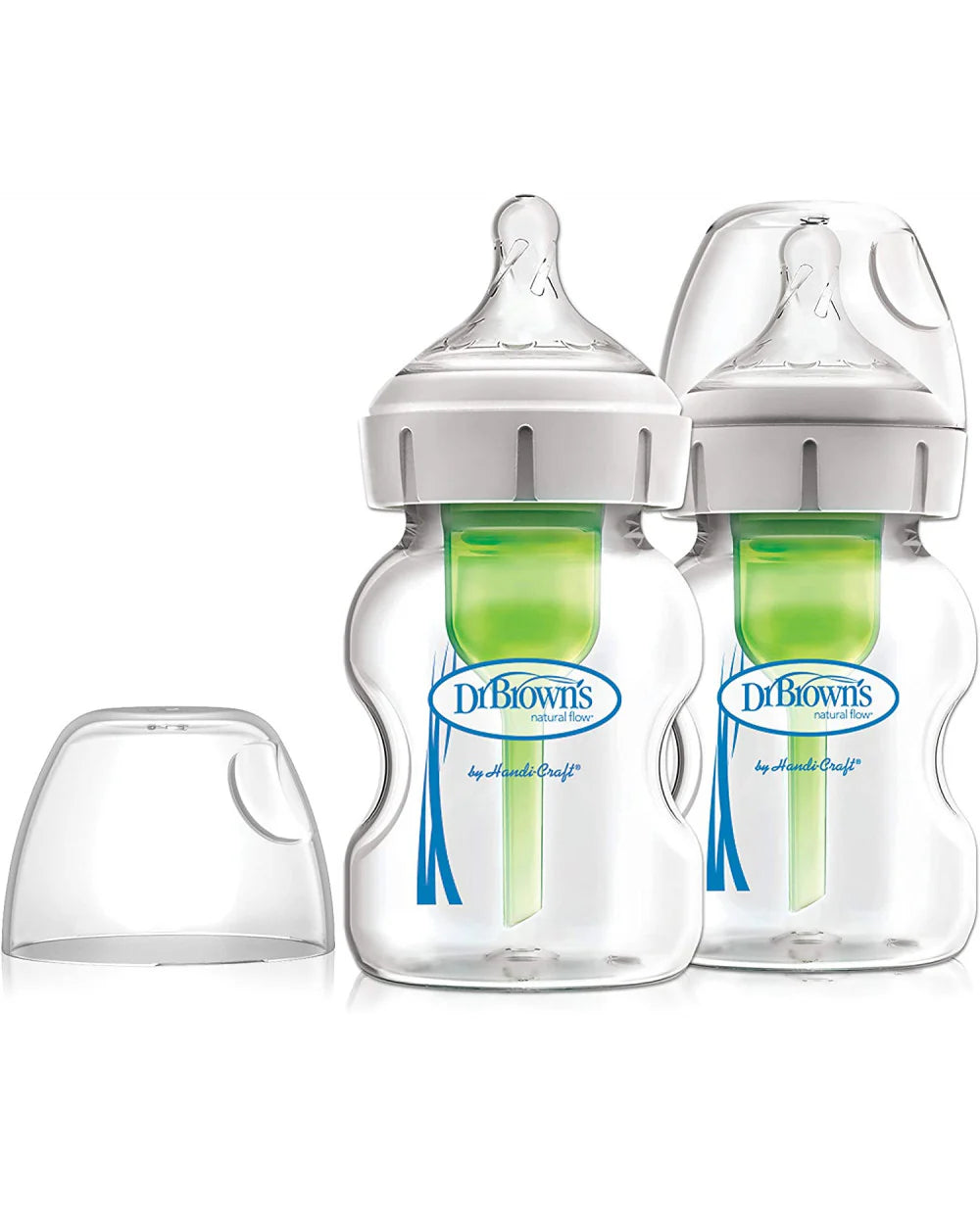 dr browns glass baby bottles 150ml 2 pack anti colic