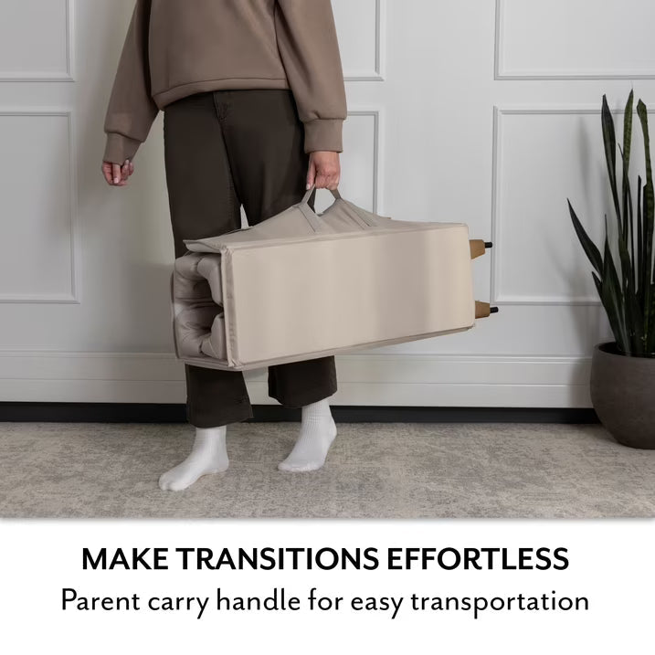 Evenflo Eris One-Hand Playard with Bassinet & SensorySoothe Technology