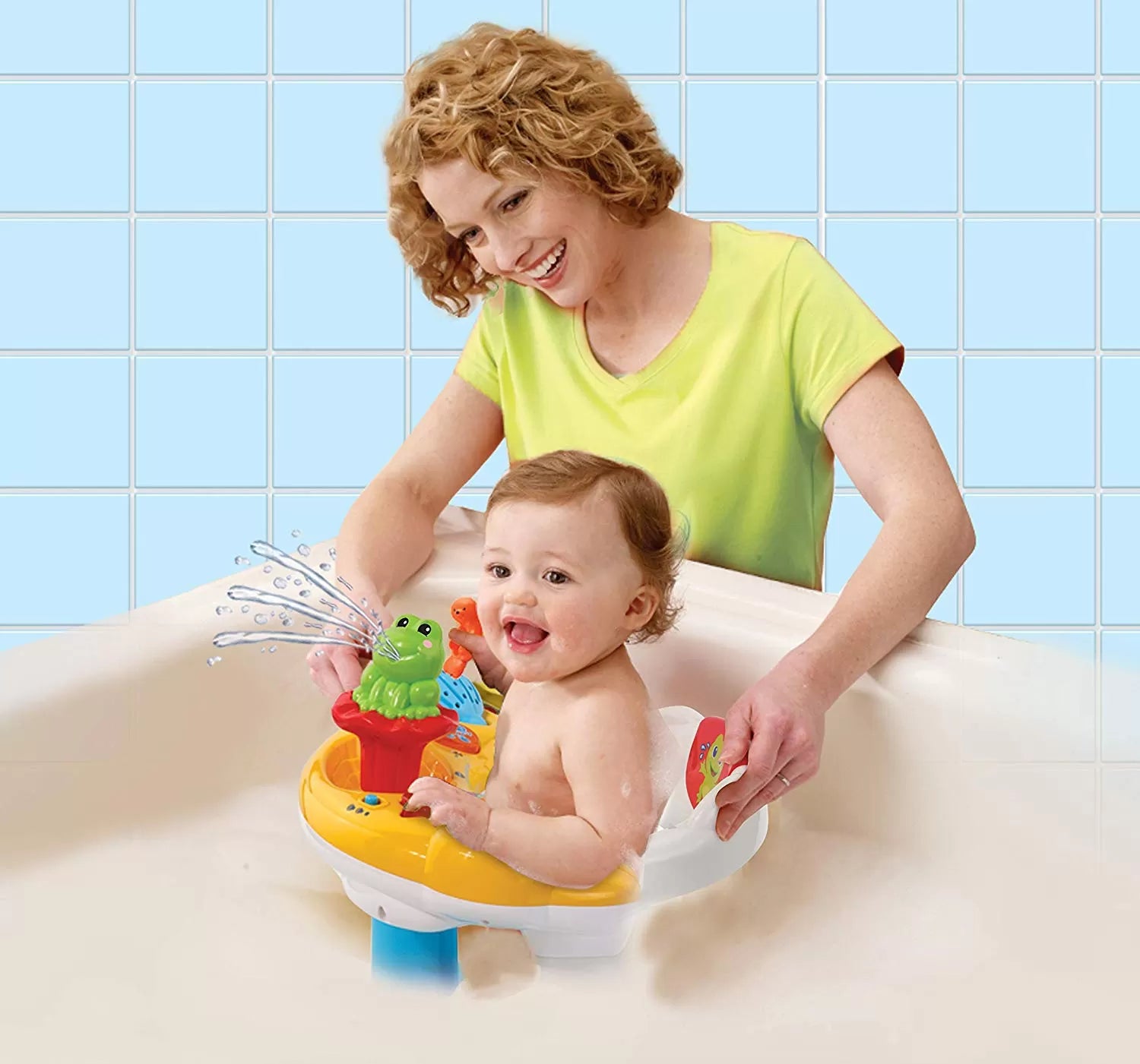vtech super siege de bain interactif 2 en 1 french
