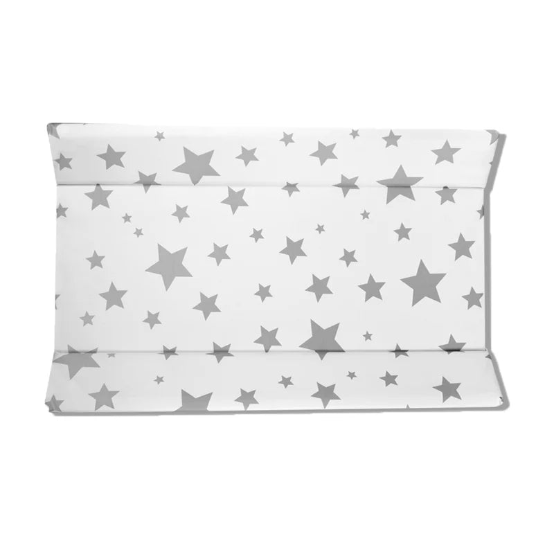 plastimyr rigid changing mat grey stars