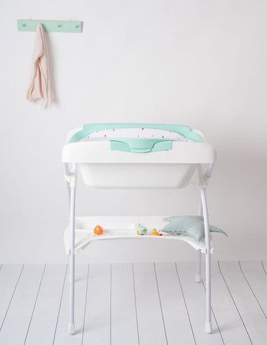 olmitos baby bathtub with changing table rain bath and changer unit