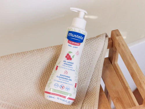 mustela soothing cleansing gel baby body wash sensitive skin