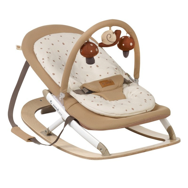 Jane Kalm Wooden Baby Bouncer Hammock Foldable Ergonomic Natural Design