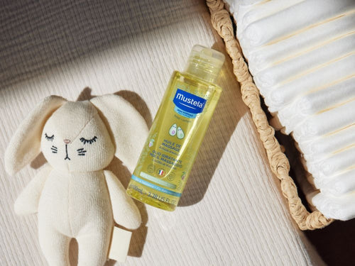 mustela baby massage oil nourishing body oil