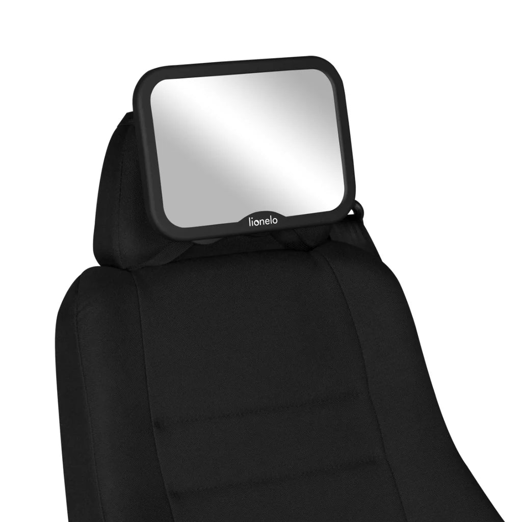 lionelo car seat mirror set black baby rearview mirror