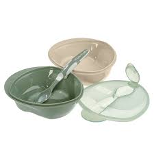 vital baby nourish scoop feeding set 2 pack with spoon & lid – assorted