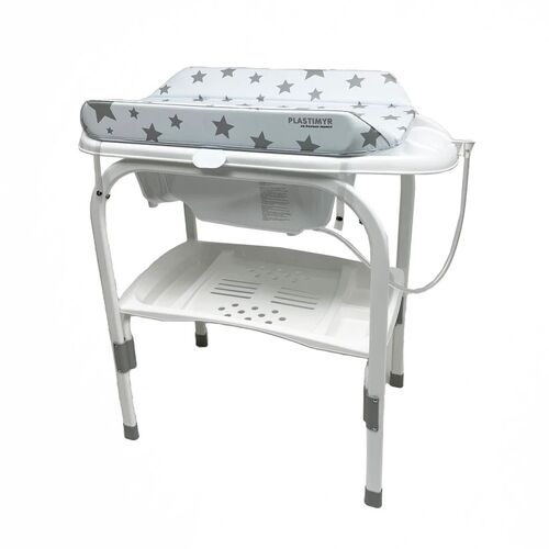 plastymir ergonimic bath nil white stars