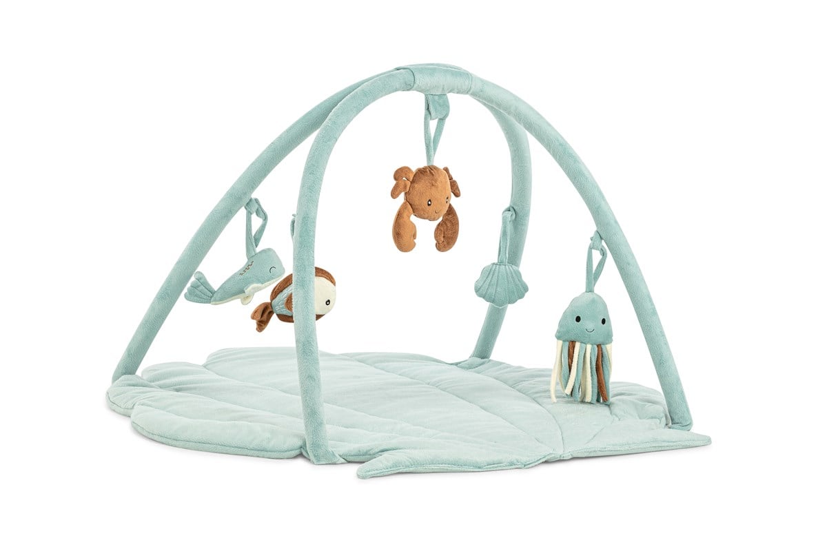 wellgro monodi oyster baby play mat mint soft floor mat