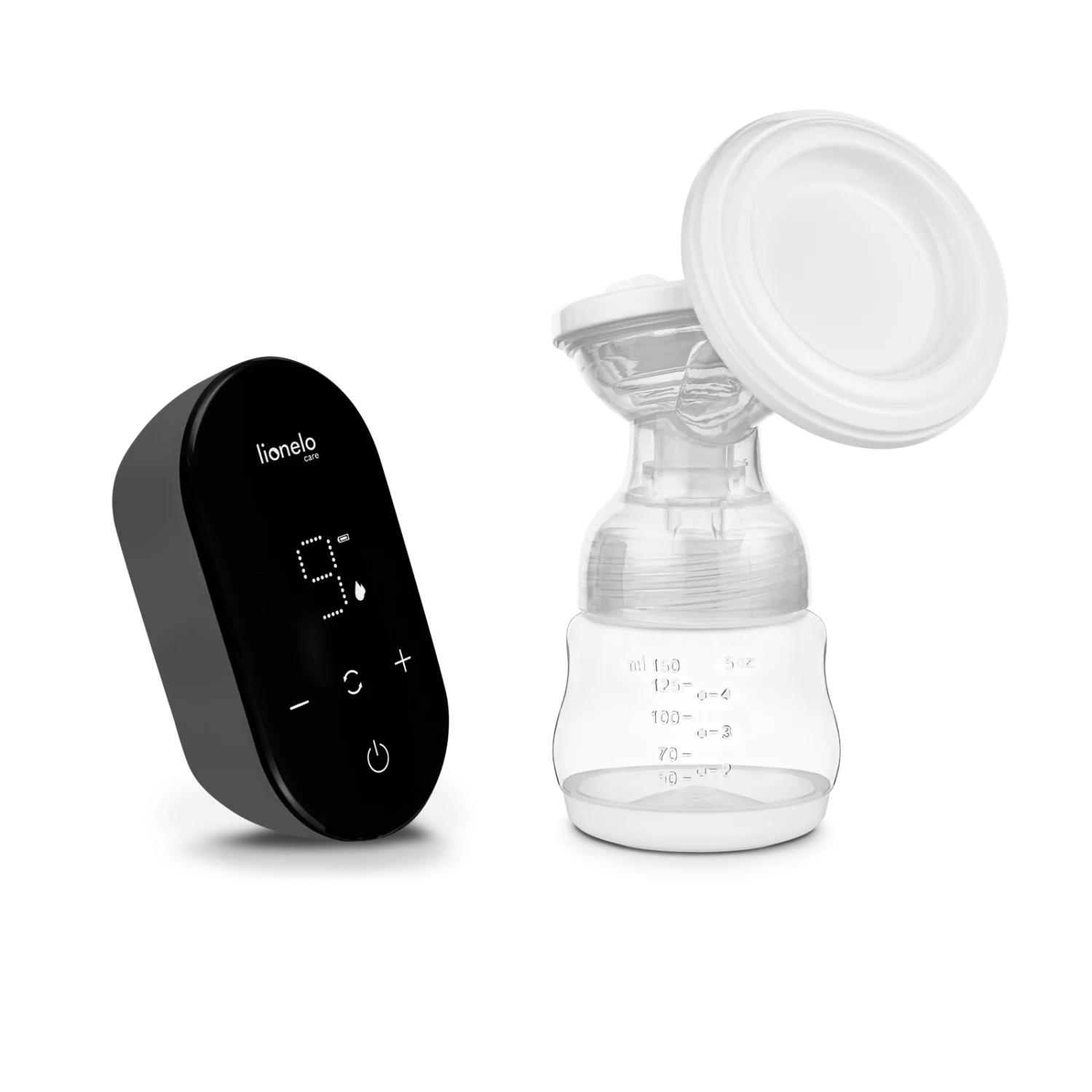 lionelo fidi go breast pump grey stone portable electric breast pump