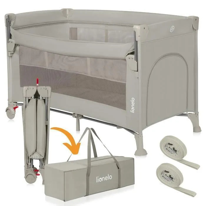 lionelo ellen playpen park beige baby play yard