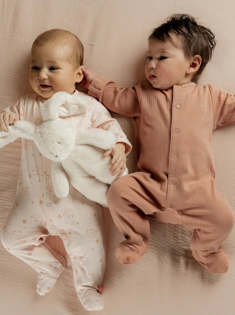 Nookies Set Of 2 By Pyjamas- Jersey - Sweet Elephant (0M)