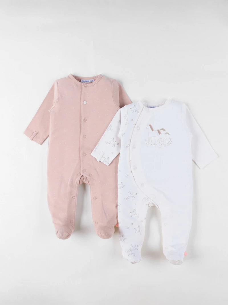 Nookies Set Of 2 By Pyjamas- Jersey - Lovely Horse (0M)
