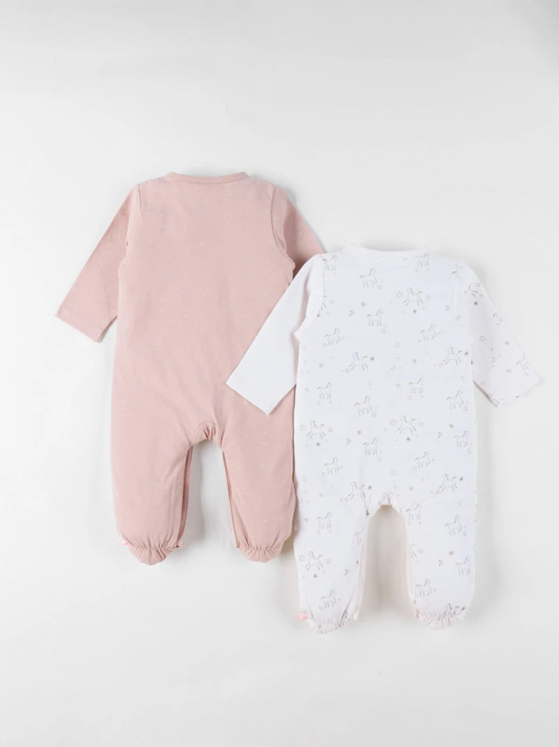 Nookies Set Of 2 By Pyjamas- Jersey - Lovely Horse (0M)