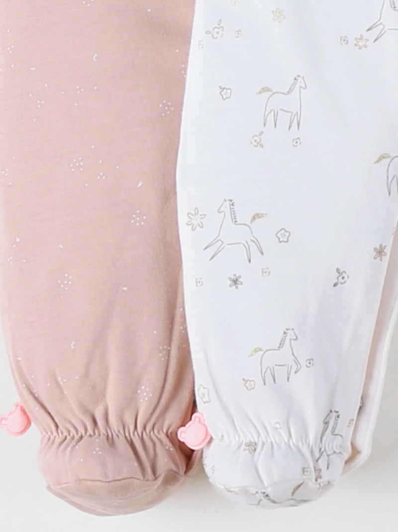 Nookies Set Of 2 By Pyjamas- Jersey - Lovely Horse (0M)
