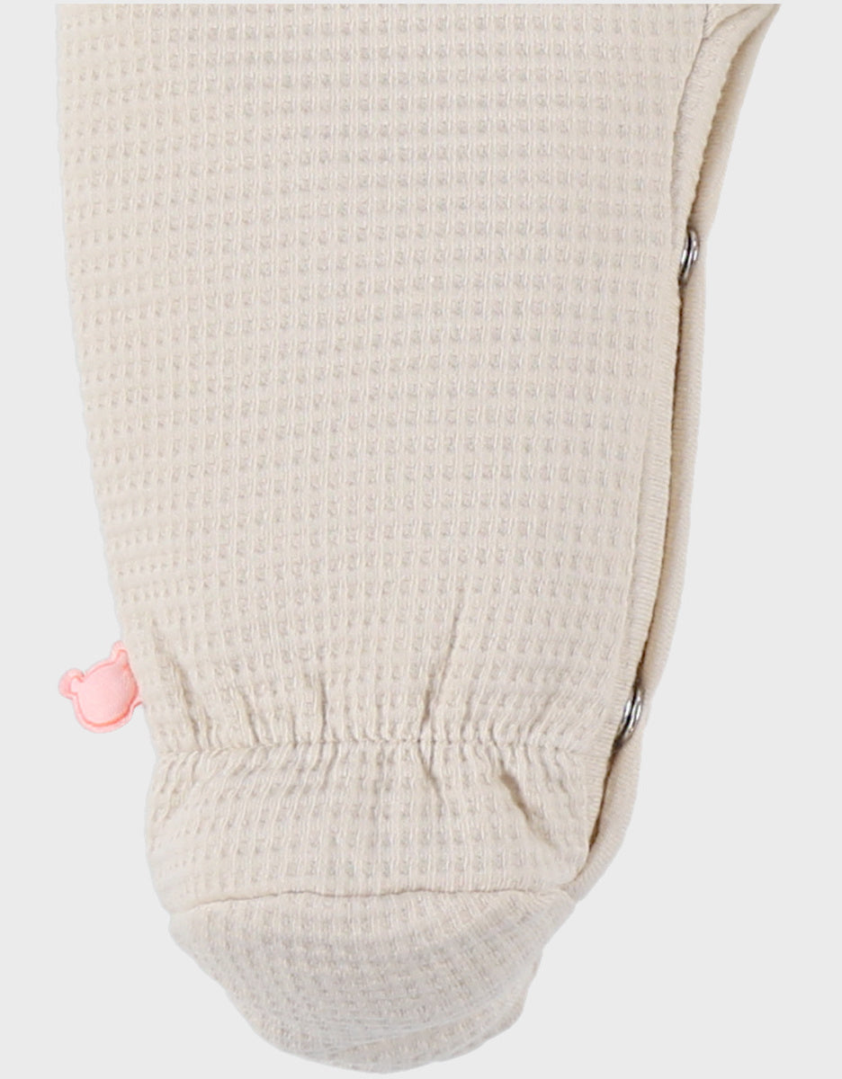Noukie’s M&M Beige Organic Cotton Baby Pajamas – Lightweight & Breathable