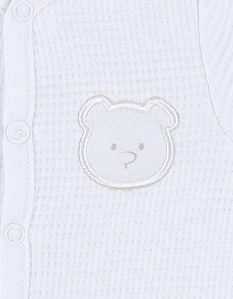 Noukie’s M&M White Organic Cotton Baby Pajamas – Lightweight & Breathable