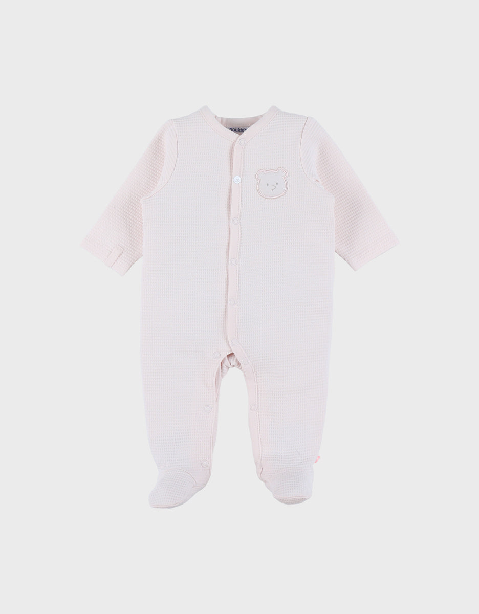 Noukie’s M&M Pink Organic Cotton Baby Pajamas – Lightweight & Breathable
