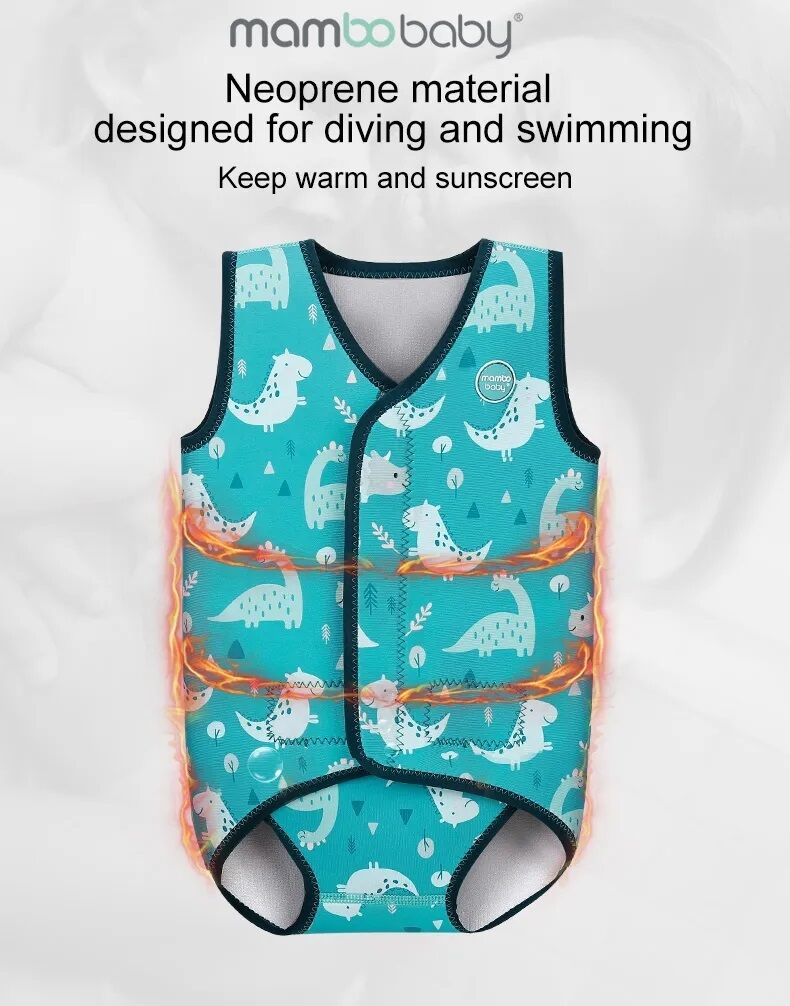 Mambobaby Baby Thermal Wetsuit - Pink Unicorn Small