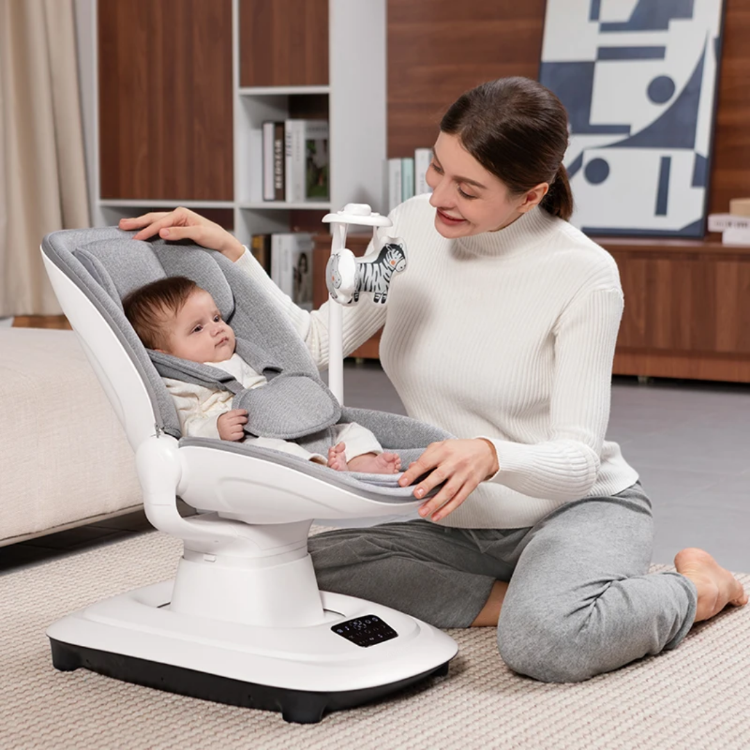 mastela deluxe multi-motion baby cradle