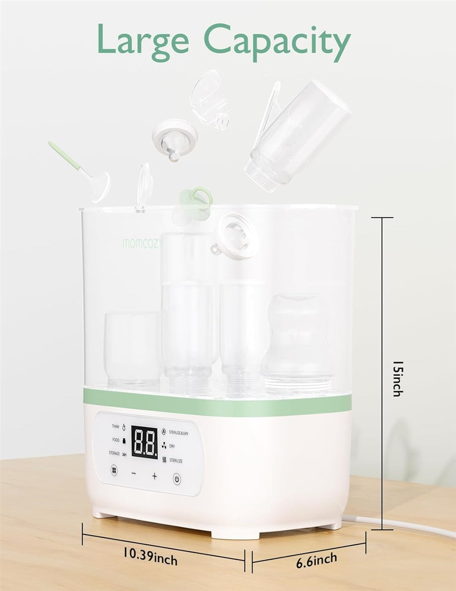 momcozy bottle 8 in 1 sterilizer and dryer