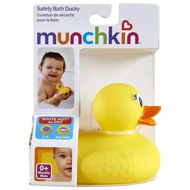 munchkin white hot safety bath ducky temperature indicator bath toy