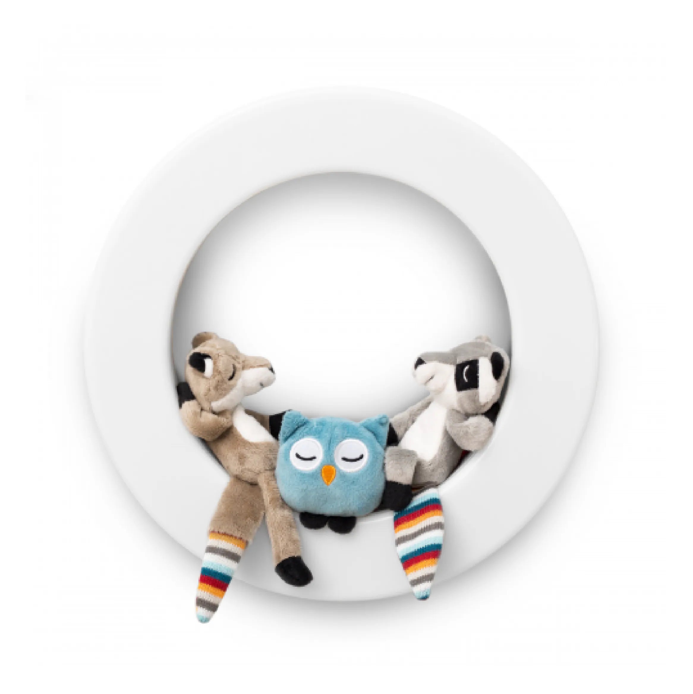 zazu fay rex and otis wall night light with gesture control rechargeable