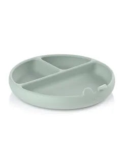 jane silicone baby plate mint suction plate