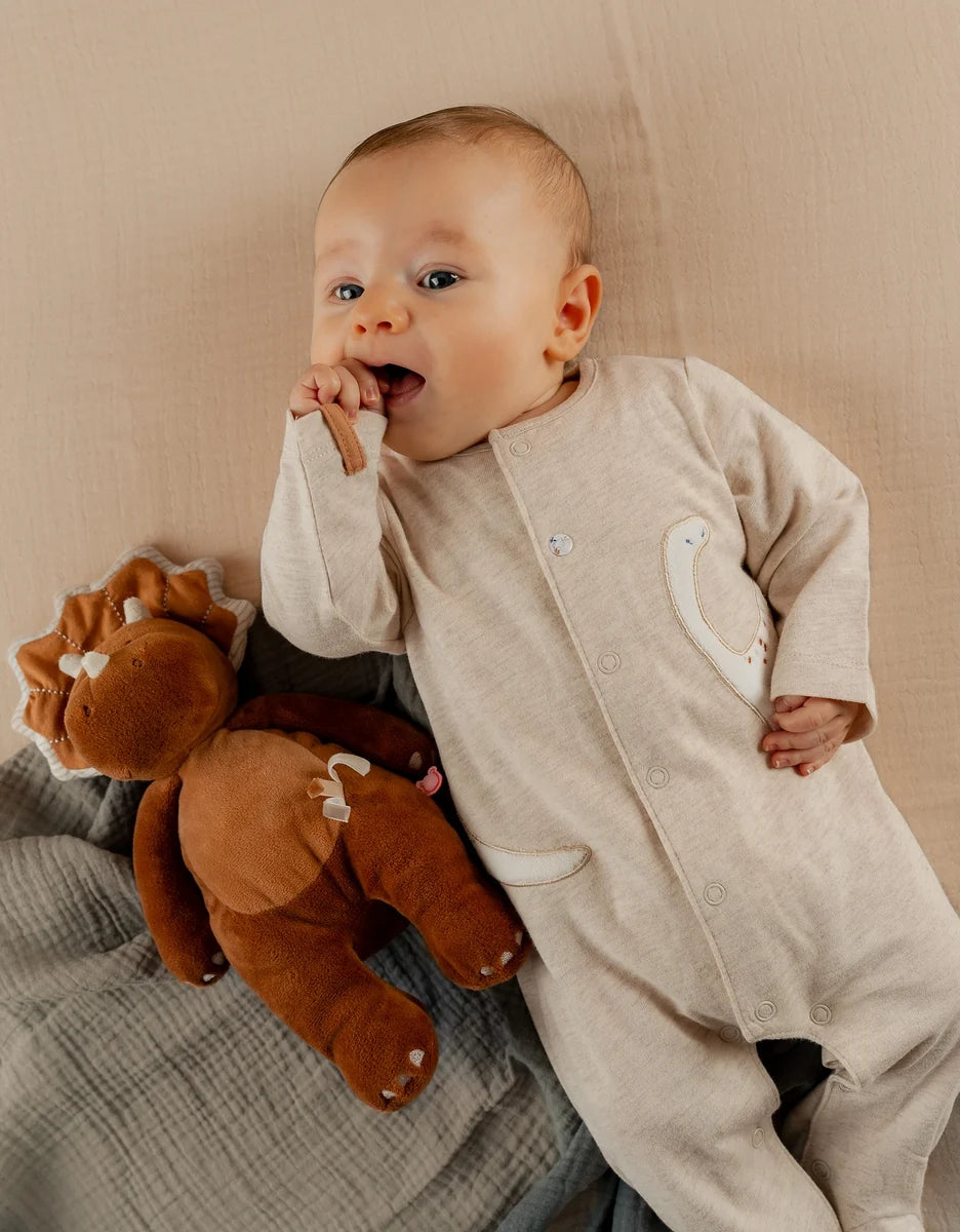 Nookies By Pyjamas- Jersey Beige - Funny Dino (0M)
