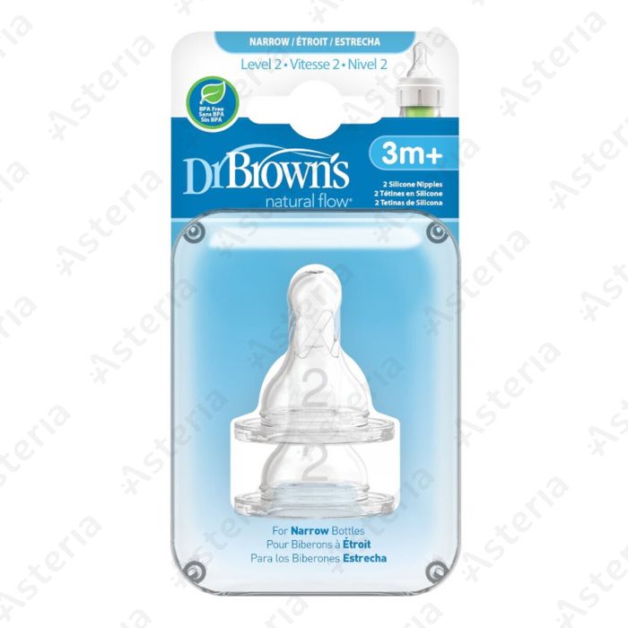 dr browns bottle nipples 3m+ medium flow