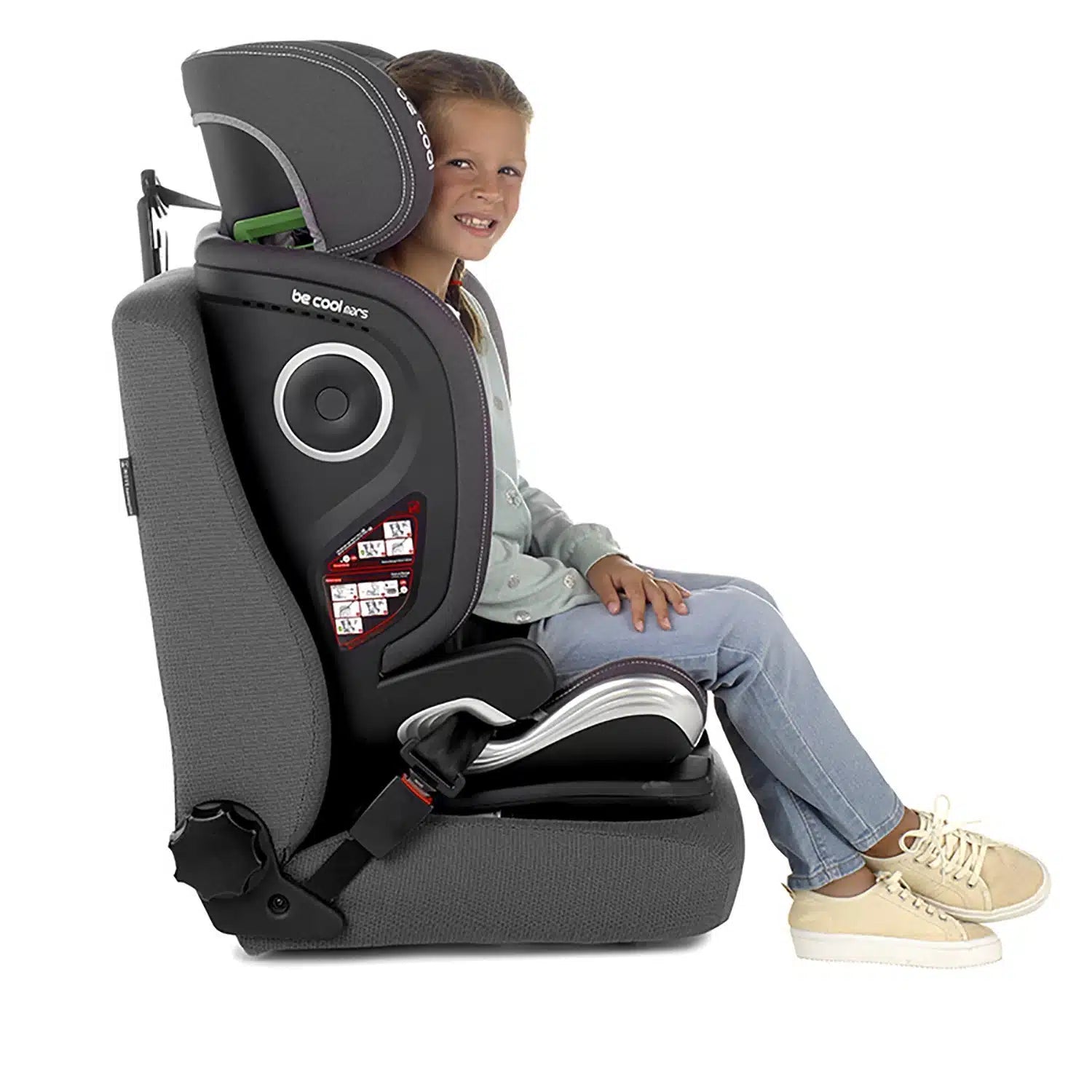 be cool mars i size car seat group 2 3 grey child safety car seat