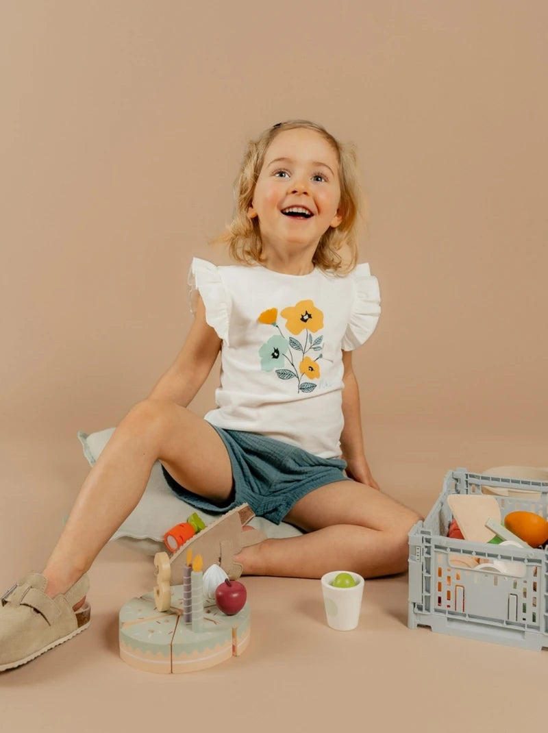 Nookies Set T-Shirt With Shorts - English Garden (6M)