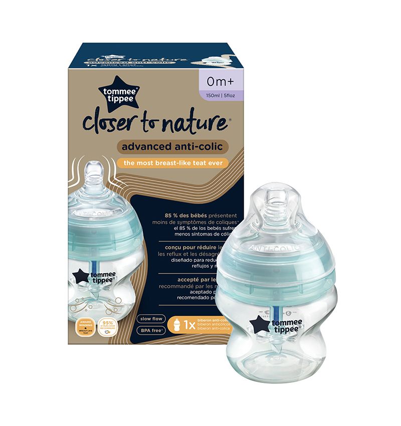tommee tippee anti colic baby bottle 150ml newborn