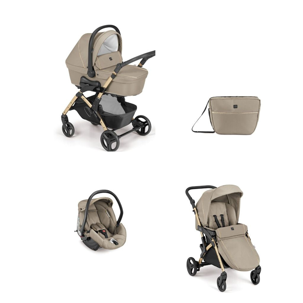 CAM Fluido Easy Trio 3-in-1 Travel System with Carrycot & i-Size Car Seat