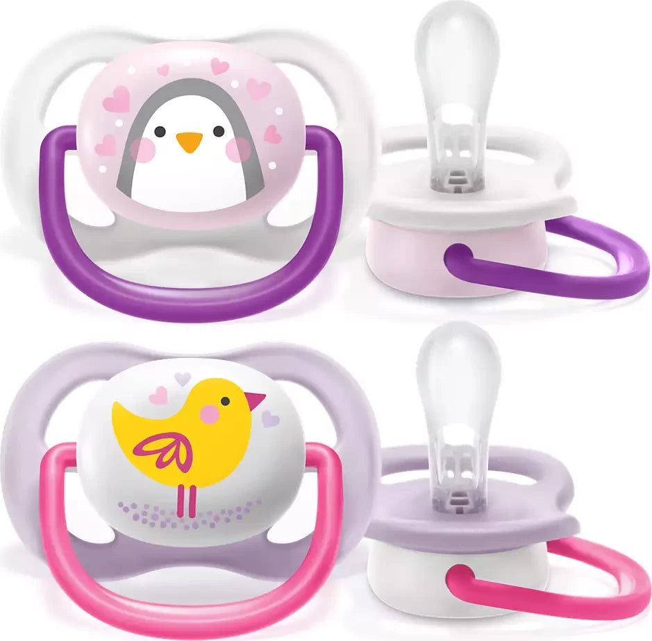 Philips Avent Ultra Air Soother 0–6 Months – Animal Design Pacifier