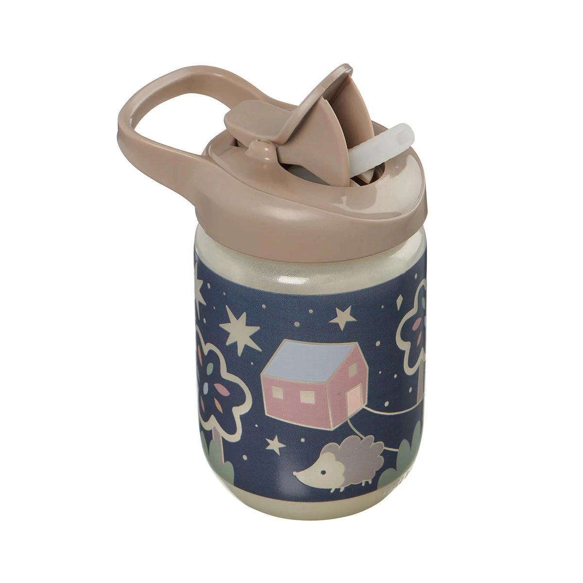 vital baby woodland glow sippy straw 350ml