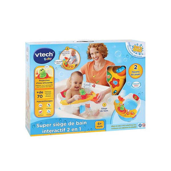 vtech super siege de bain interactif 2 en 1 french