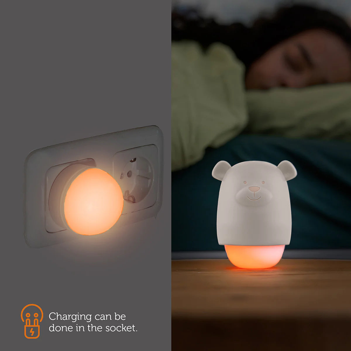 zazu benny rechargeable automatic night light for kids