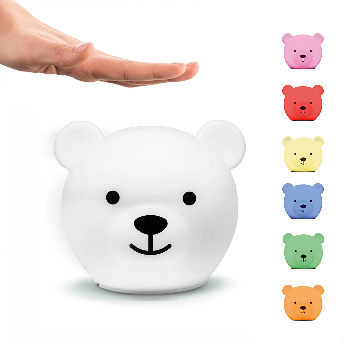 zazu bor bear silicone night light rechargeable baby lamp